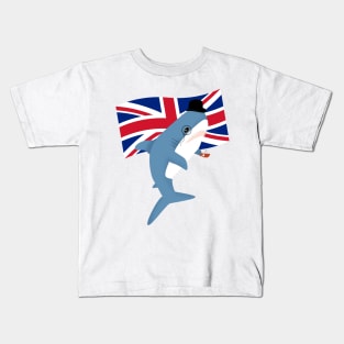 British Blahaj Kids T-Shirt